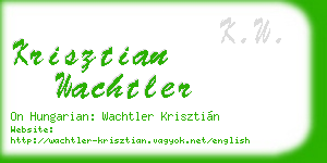 krisztian wachtler business card